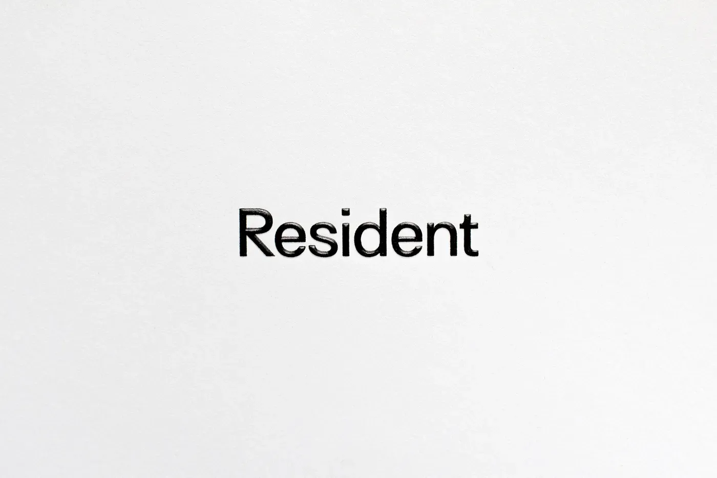 Resident