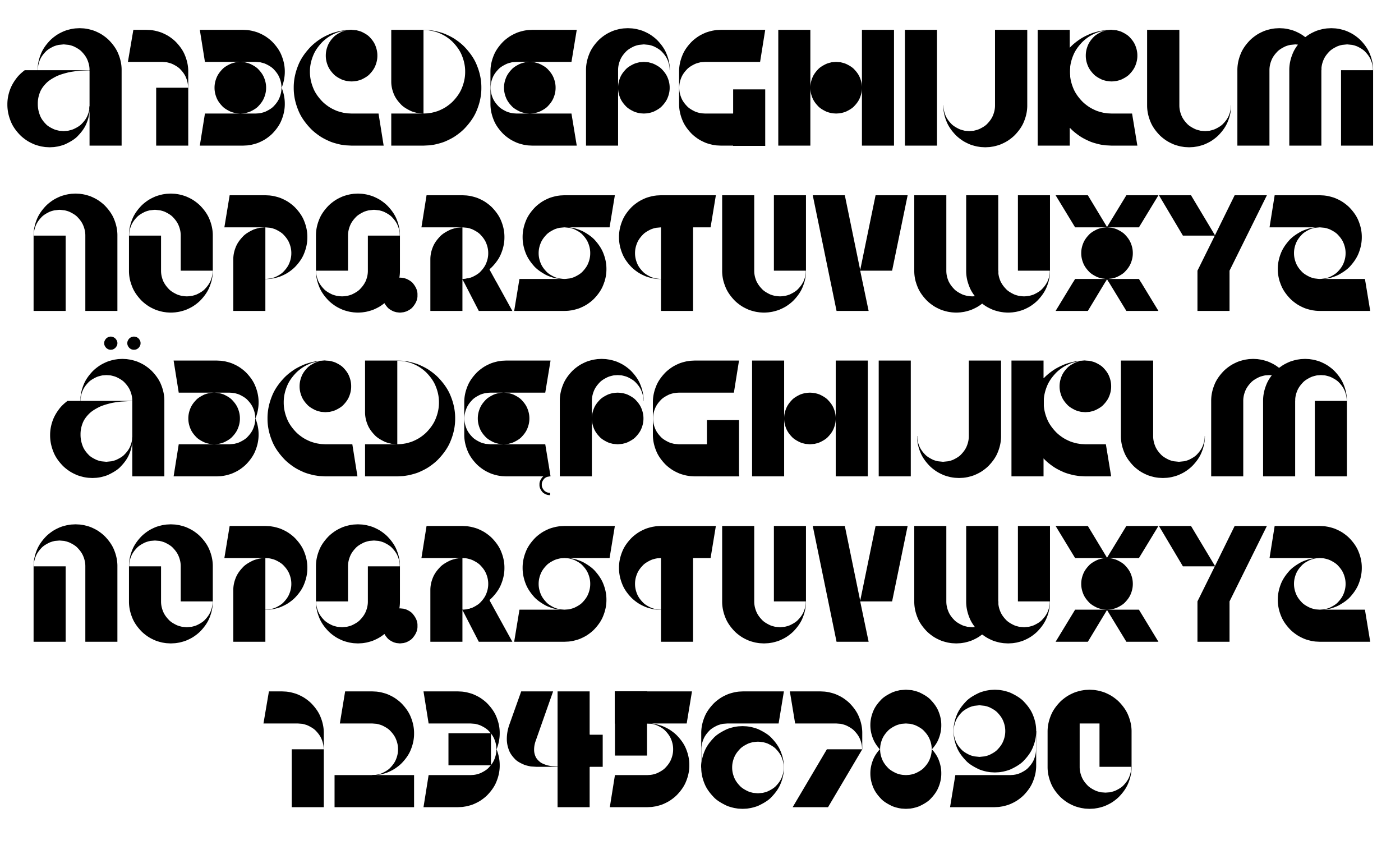 Font Mastering for Gregory Page's font: Eclect